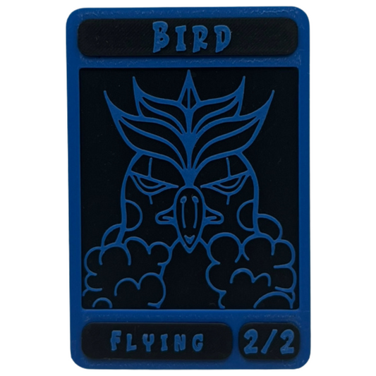 2/2 BLUE BIRD FLYING