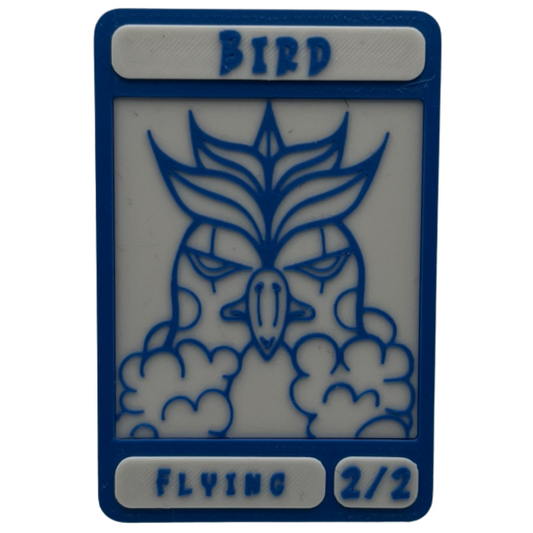 2/2 BLUE BIRD FLYING