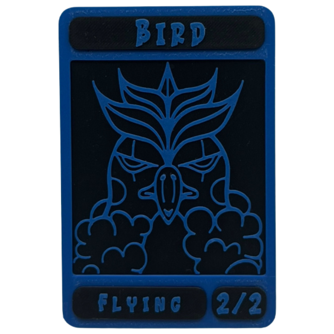 2/2 BLUE BIRD FLYING